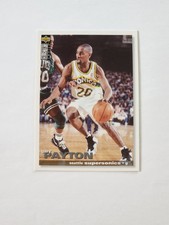 1995-96 Collector's Choice International German #95 Gary Payton  HOF SONICS