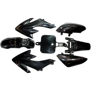 Kit de guardabarros de carenado protector de plástico NEGRO CRF50 110c 125cc PIT PRO Trail Dirt Bike - Imagen 1 de 12