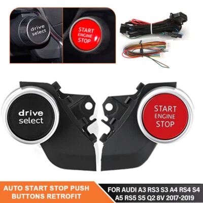 For Audi 2017-2019 A3 S3 RS3 A5 S5 RS5 Q2 Keyless Engine Start Stop Push Button - Image 1 of 4