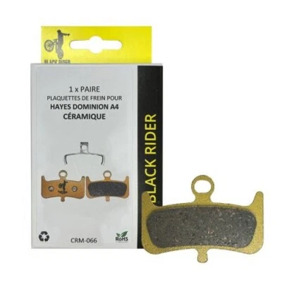 jeu plaquette frein BLACK RIDER  HAYES DOMINION A4 CERAMIC CRM-066 - Photo 1/3