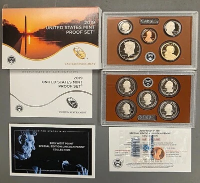 2019  CLAD Proof Set  with 'W' Penny - Image 1 of 4