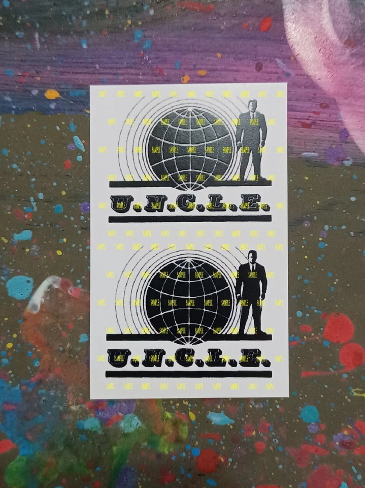 Corgi 497 Man from Uncle Oldsmobile 88 Reproduction Stickers ( Set of 2 ) - Image 1 of 1