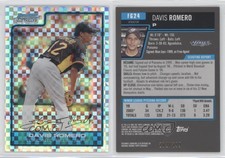 2006 Bowman Draft Chrome Futures Game X-Fractor /299 Davis Romero #FG24