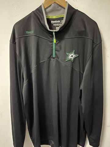 Reebok Center Ice Collection Dallas Stars NHL 1/2 Zip Jacket Sweatshirt Size 3XL Cover