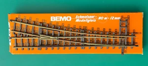 BEMO 4210 H0m Gleis Standard Weiche Rechts 12 ° L=162,3 mm R=515 mm in OVP/2507 - Bild 1 von 5