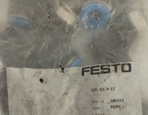 10PC NEW FESTO Threaded plug QSL-G1/4-12 186351 Free shipping - Picture 1 of 2