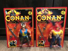 Vintage1992 Hasbro Conan the adventurer 2 figure Lot Ninja & Explorer