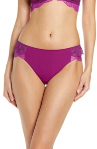 Natori Double Time Purple Lace Bikini Underwear L76905 Women’s Size Small - Picture 1 of 2