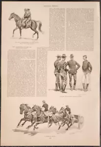 Frederic Remington National Guard of Pennsylvania Harper's Weekly 1894 - Picture 1 of 1