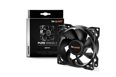 Be Quiet! BL044 Pure Wings 2 8Cm Case Fan Rifle Bearing Black Ultra Quiet - Image 1 of 4