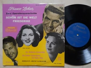 10inch Franz Lehar It's Nice Ist Die Welt / Friederike Sandauer 60s Vinyl 10inch - Picture 1 of 2
