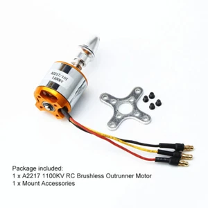 Motor Outrunner sin escobillas multi cuadricóptero 1100KV para avión de radiocontrol helicóptero de 4 ejes - Imagen 1 de 6