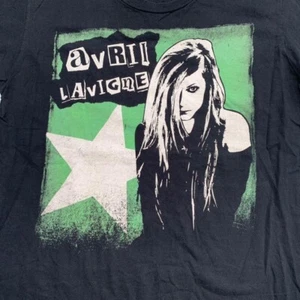 Vintage Avril Lavigne 100% Cotton Black All Size S-5XL QT1174 - Picture 1 of 3