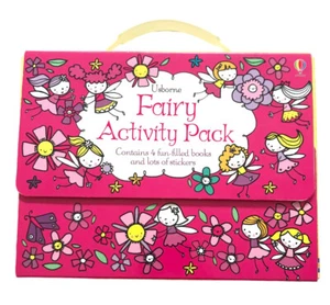 Usborne Fairy Activity Pack - Set Of 4 Paperback Books In Case - Brand New!!! - Imagen 1 de 4