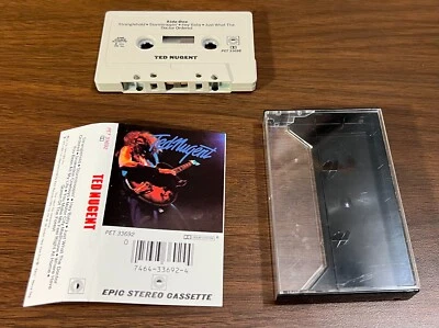 Ted Nugent - Self Titled (1975, Cassette) CBS PET 33692 - complete/tested - GUC - Image 1 of 2