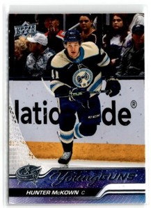 2023-24 Upper Deck Series 1 Young Guns Hunter McKown #231 Columbus Blue Jackets