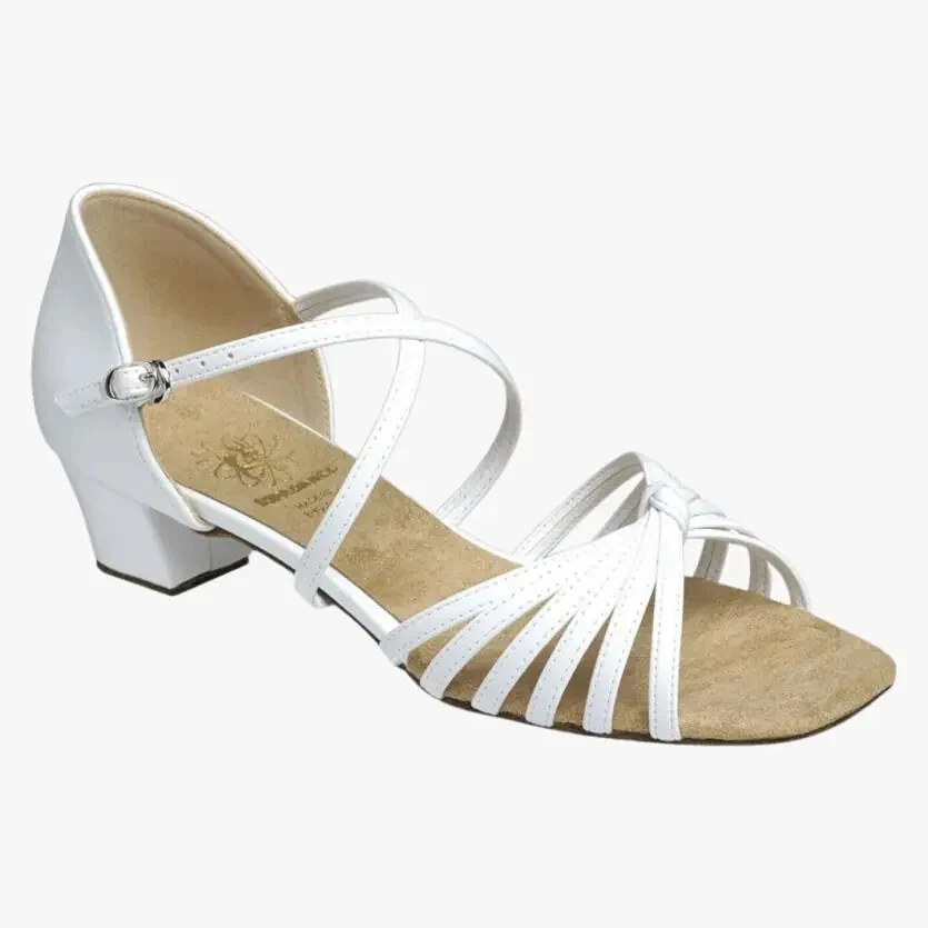 Supadance 1666 Regular Heel White Coag Girls multi-strap sandal - Image 1 of 1