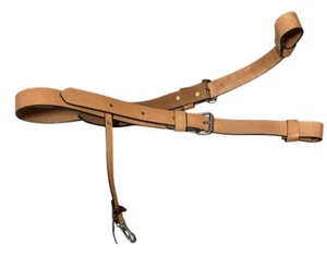 Circle Y Single Ply Plain Flank Cinch w/Billets Ultra Lite Light Tan 0811-0007 - Picture 1 of 6