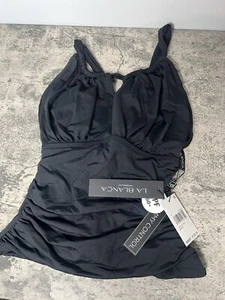 La Blanca Sexy Size 8 One Piece Black Tummy Control - Picture 1 of 7