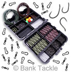 Carp Fishing Tackle Box Lead Clips Hooks Swivels Clips Shrink Tube Terminal Rigs