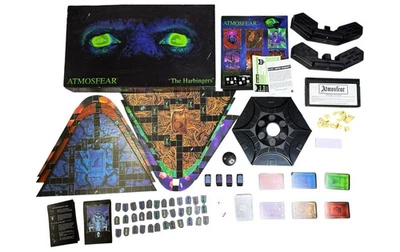 Atmosfear The Harbingers VHS Board Game Mattel 1995 Vtg Complete Horror Exclnt - Image 1 of 4
