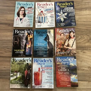 Readers Digest 2017, 2019, 2020, 2021, 2024 Magazine Lot - Bild 1 von 19