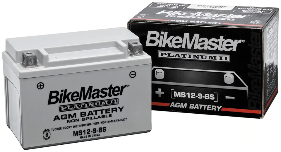 Batería Bikemaster Ms12-7B-Bs Suzuki Drz400E/S/Sm 00-13 Agm Platinum Ii 78-0739 Foto 1 de 4