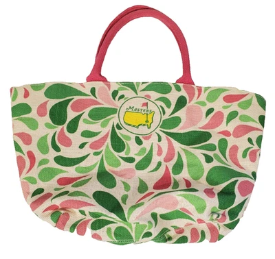 Bolso de mano de golf Masters rosa verde blanco Foto 1 de 4