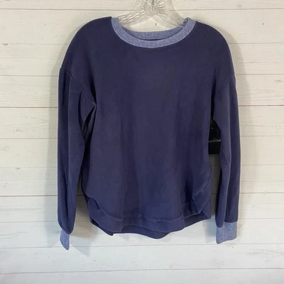 Nuevo top para dormir Cuddl Duds para mujer manga larga suave polar talla pequeña púrpura/azul Foto 1 de 4