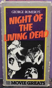 George Romeros Night of the Living Dead VHS RSVP Movie Greats - Picture 1 of 4