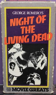 George Romeros Night of the Living Dead VHS RSVP Movie Greats - Image 1 of 4