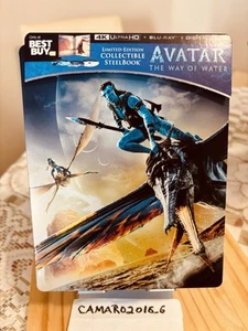 BEST BUY EXCLUSIVE Avatar: The Way of Water 4K+BLU-RAY STEELBOOK (NO DIGITAL) - Picture 1 of 6
