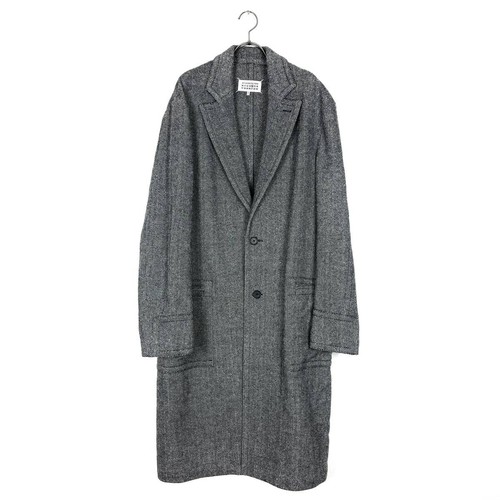 20 OFF Cappotto di lana a spina di pesce Maison Margiela 17AW (Nero)