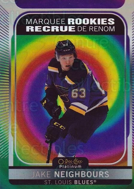 2021-22 O-Pee-Chee Platinum Rainbow Color Wheel #278 Jake Neighbours - Image 1 of 1