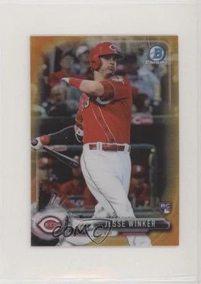 2017 Bowman Chrome Minis Base Rookies Orange Refractor /25 Jesse Winker #2 RC - Image 1 of 2