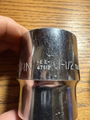 Craftsman 3/4" Drive Socket EE 47812 1-1/2" With 1/2 To 3/4 Drive Adapter - Image 1 of 4