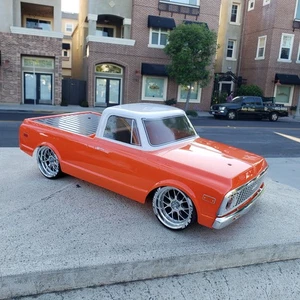 1/10 Custom Paint 1972 CHEVY C10 Drift 4Tec-2 DC10 YD2 HPI MST TT02 Body Only - Picture 1 of 7