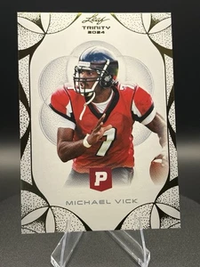 2024 Leaf Trinity Promo Michael Vick Atlanta Falcons #74 - Foto 1 di 3