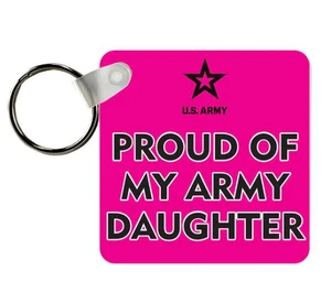 proud army daughter key chain ring made in usa - Picture 1 of 1