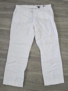 HM Men's White Pants Sz 38. - Picture 1 of 4