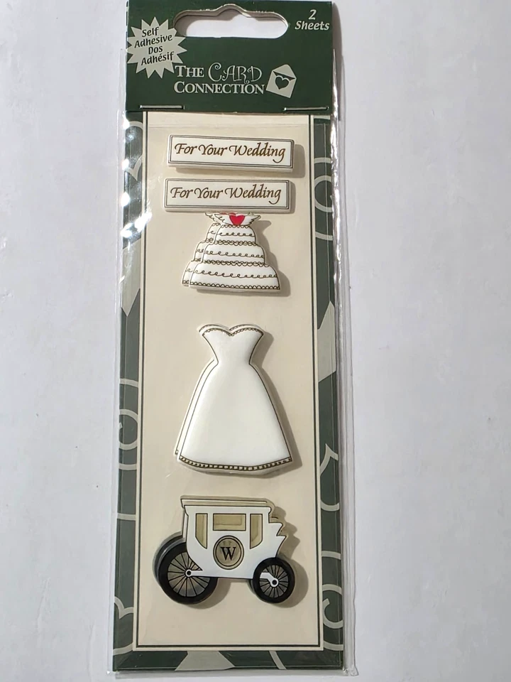 Adornos autoadhesivos The Card Connection - PARA TU BODA - 8 piezas Foto 1 de 3