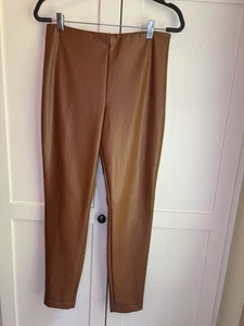 Banana Republic Brown Faux Leather Leggings Size Medium - Picture 1 of 5