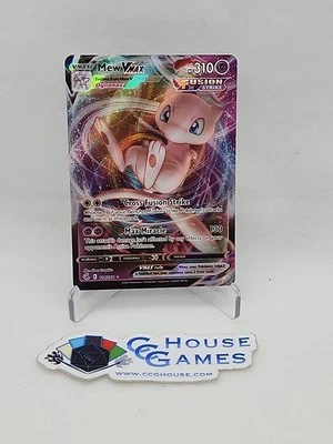 Mew Vmax 114/264 Misprint Pokemon Miscut Back Fusion Strike Foil *CCGHouse* - Image 1 of 4