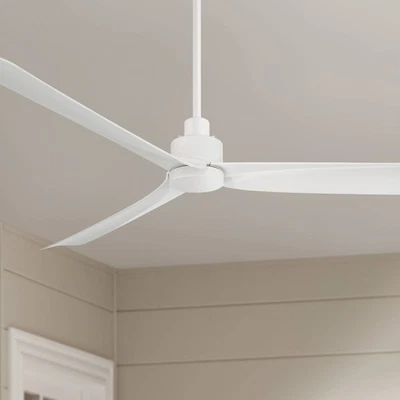 Ventilador de techo húmedo blanco mate con control remoto Casa Vieja Sailplane 60" Foto 1 de 4