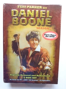 *NEW / SEALED* Fess Parker as Daniel Boone - Season 2 (DVD, 2006, 8-Disc Set) - Picture 1 of 3