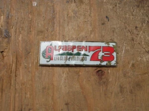 Alfa Romeo Alfaspen 73 Alfa Club of Colorado Metal Badge - Bild 1 von 3