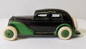 Vintage 1930s BARCLAY? MANOIL? Slush Cast Mold 4" 4 Window Coupe Toy Car