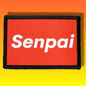 Senpai - Anime Ahegao Morale Patch / Military Badge ARMY Tactical 526 - Picture 1 of 8