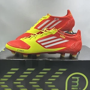 Botas de fútbol Adidas F50 adizero miCoach raras botines de fútbol amarillo/naranja - Imagen 1 de 24