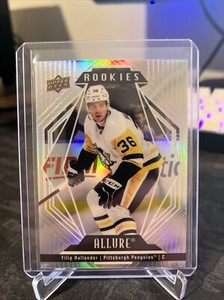 22-23 UD Allure Hockey Rookies 112 Filip Hallander